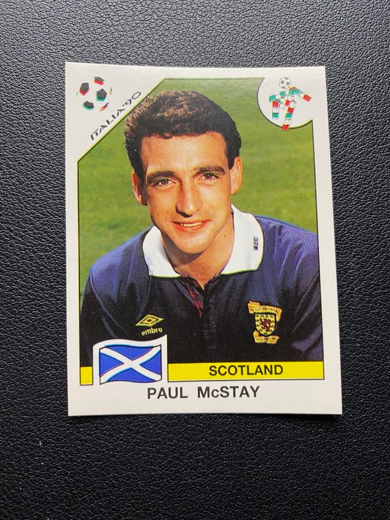 Paul McStay - Schotland - Panini WK 1990 Sticker, Ophalen of Verzenden, Zo goed als nieuw, Sticker