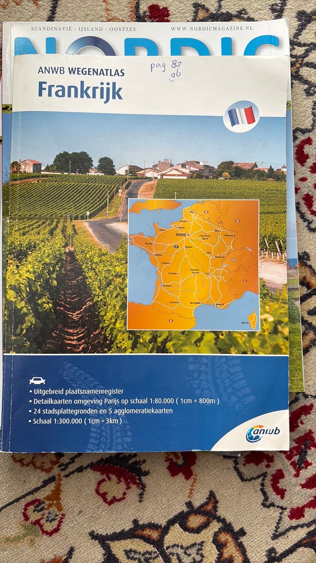 Anwb wegenatlas frankrijk, Boeken, Atlassen en Landkaarten, Ophalen of Verzenden, 2000 tot heden, Frankrijk, Landkaart