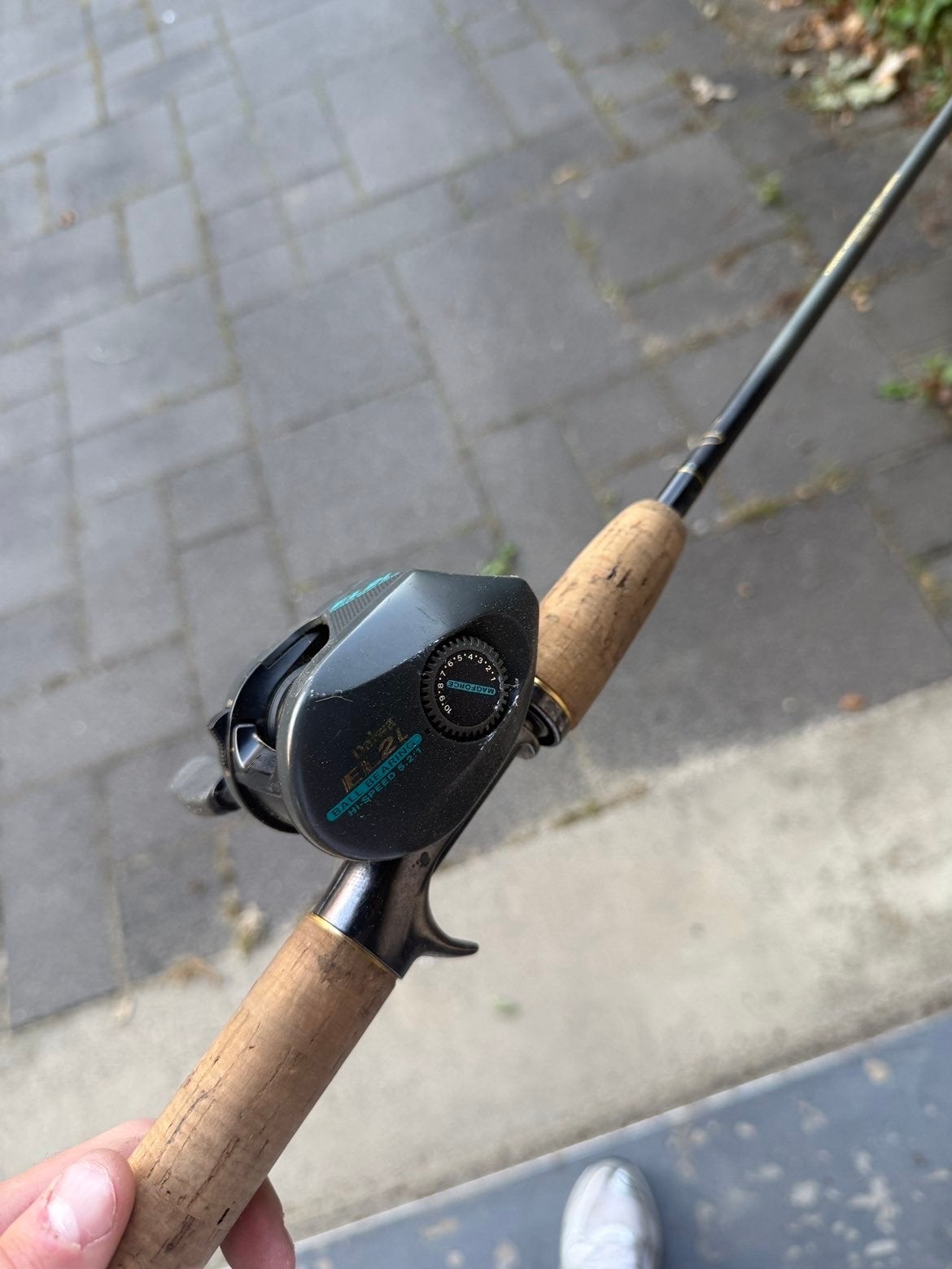 Spro Henk Simonsz Baitcaster Multi-Tec II reelhengel, Ophalen, Gebruikt, Werphengel