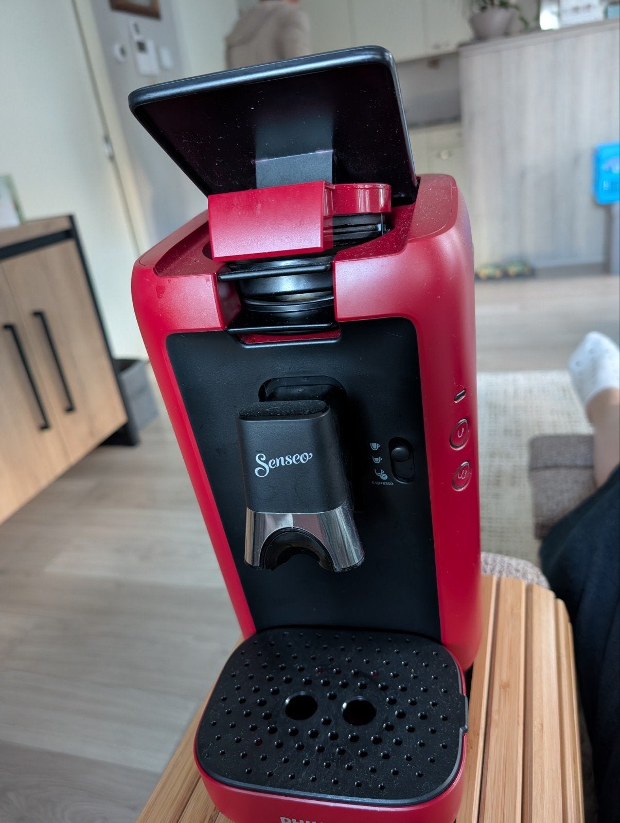 Koffiepadapparaat Philips Senseo Maestro, Witgoed en Apparatuur, Ophalen of Verzenden, Zo goed als nieuw, Koffiemachine, Koffiepads en cups