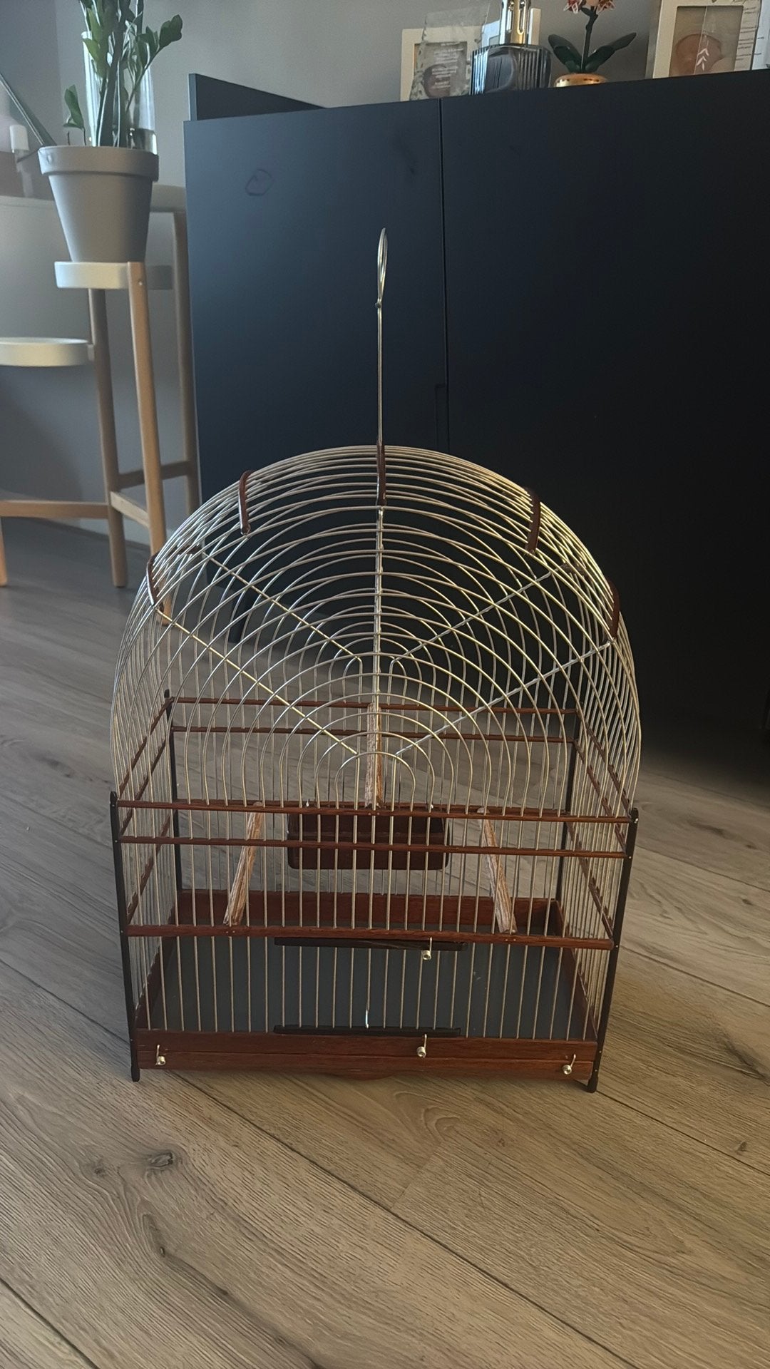 *Nieuw* 27 draads Surinaamse kooi wenge/merbau, Ophalen, Zo goed als nieuw, Vogelkooi