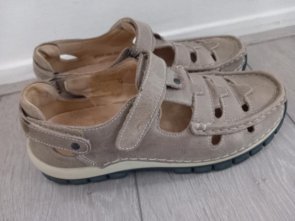 Damesschoenen, Ophalen, Wolky, Beige, Sandalen of Muiltjes