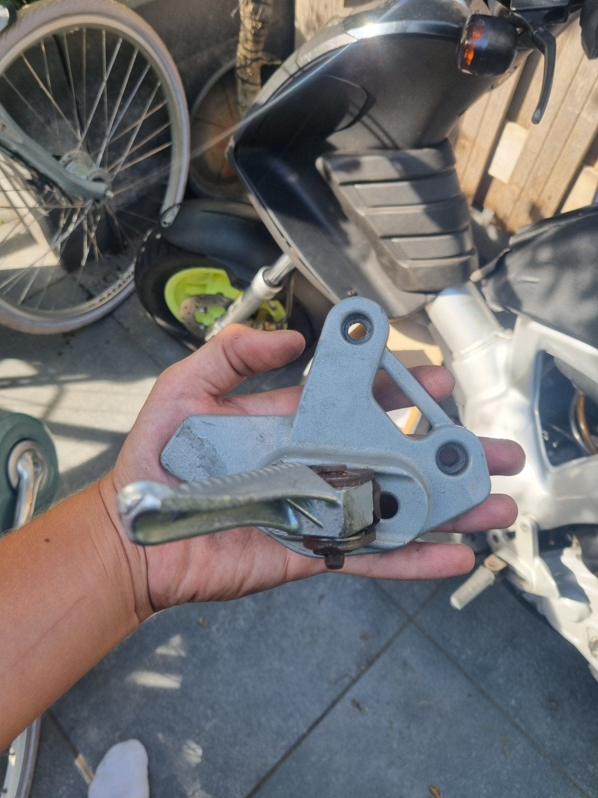 Passagiers voetsteun rechts voor Gilera Ice, Ophalen of Verzenden, Gebruikt