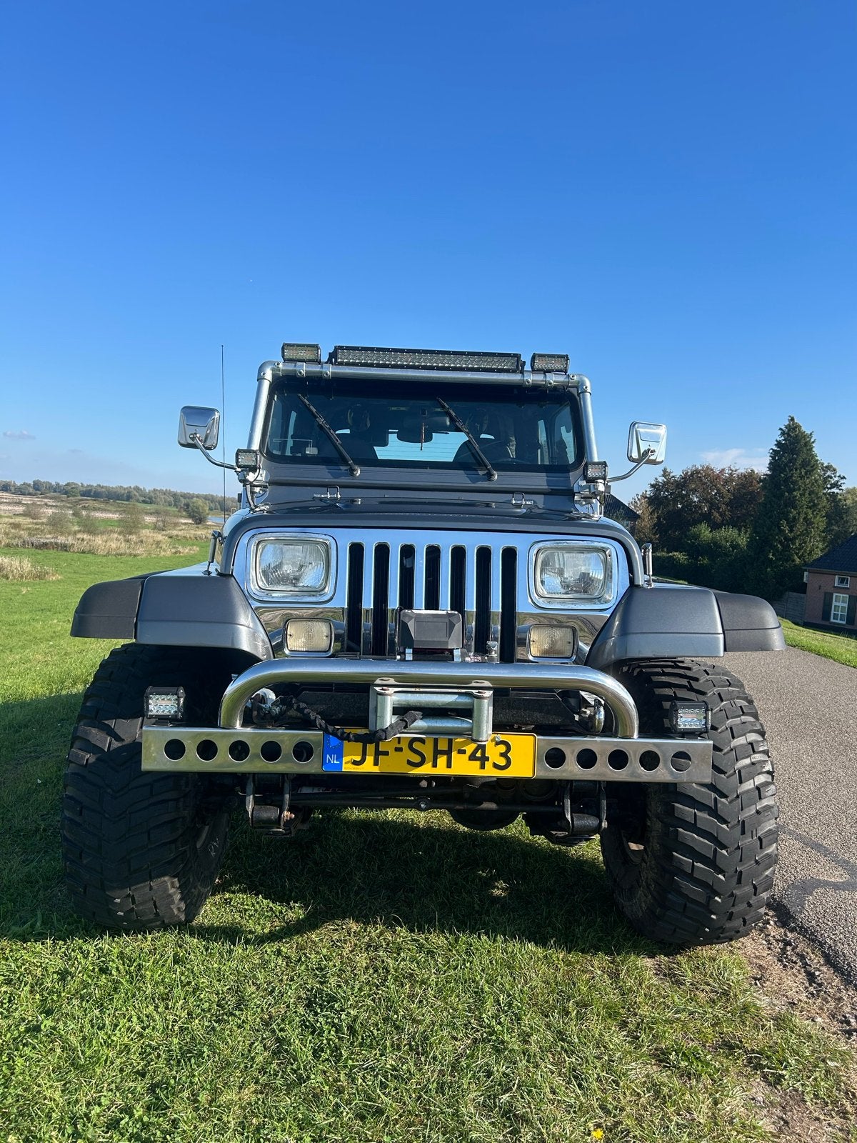 Jeep wrangler 6 cilinder 4,2 liter jongtimer!, foto 2