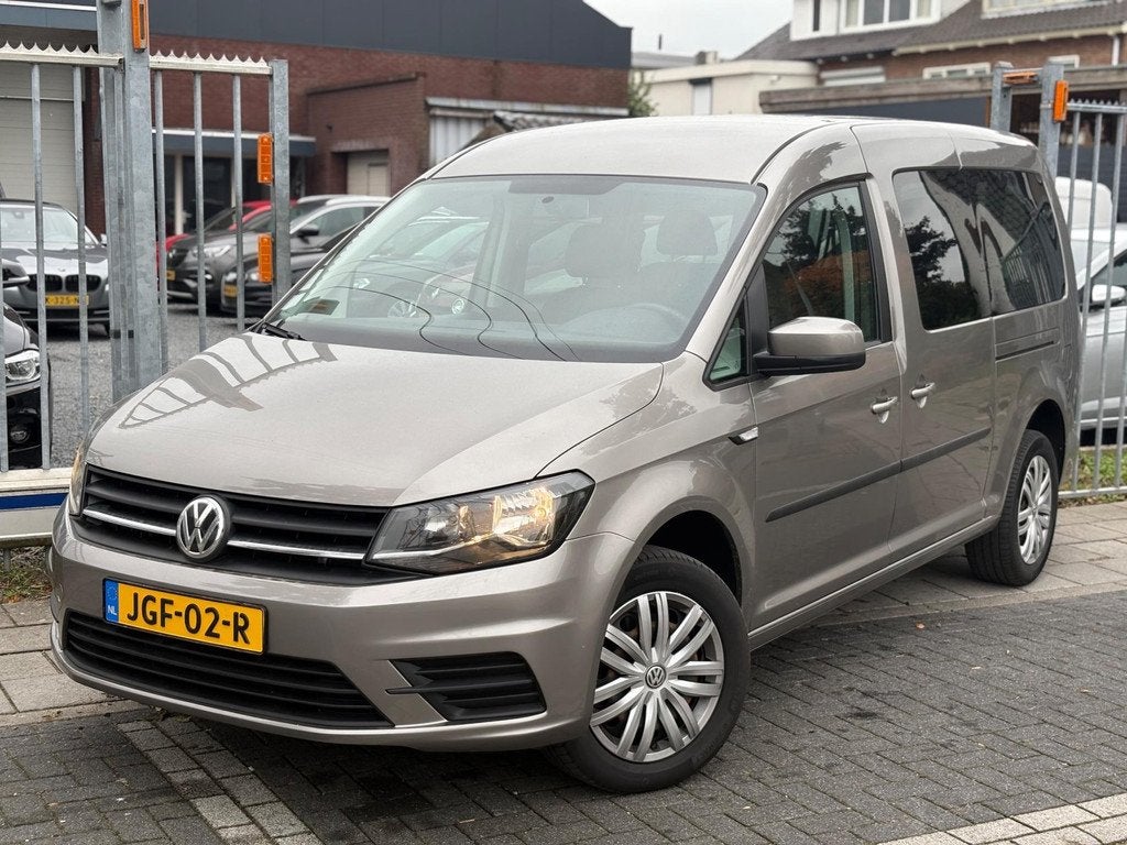 Volkswagen Caddy 1.4 TSI 5+1 Rolstoelvervoer | Navigatie | A, Metallic lak, Stof, Gebruikt, Bruin