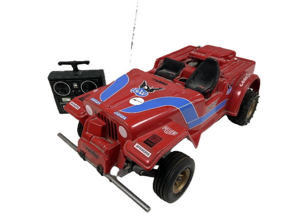 Vintage RC Modell Auto Robbe Romax Jeep Buggy 1:8, Gebruikt, Verzenden, Auto offroad, Nitro