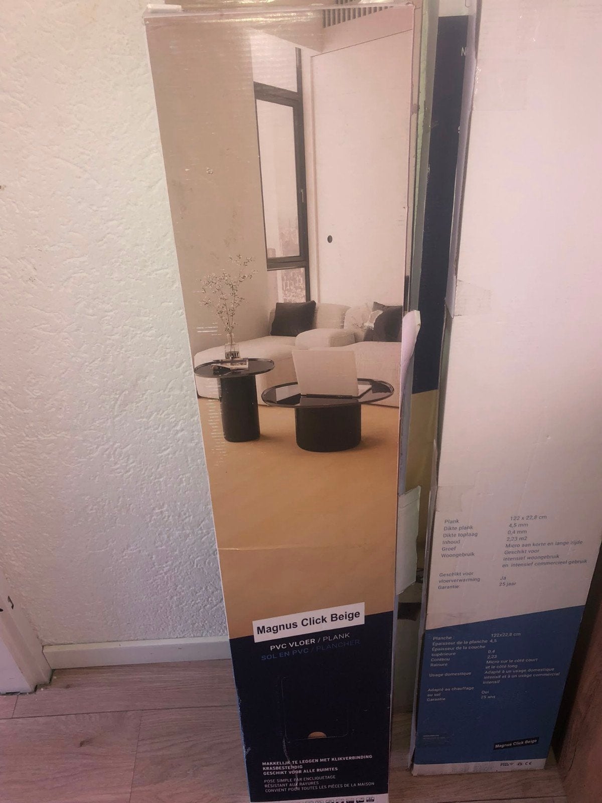 pvc vloer 4 pakken, Ophalen, Minder dan 50 cm, Overige typen, Nieuw