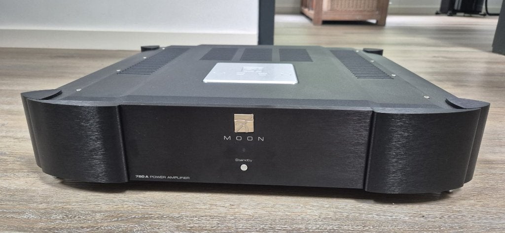 Simaudio Moon 760A eindversterker - Nederlands, Overige merken, Ophalen of Verzenden, Zo goed als nieuw, 120 watt of meer