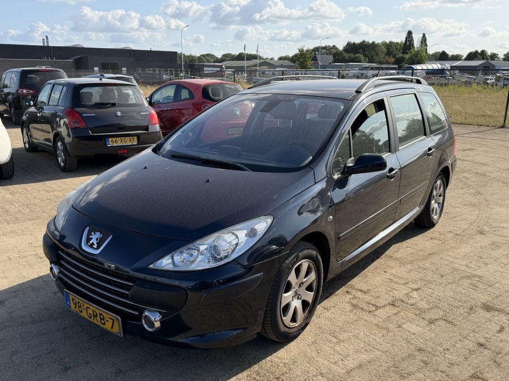 Peugeot 307 Break 1.6 HDiF Premium| CLIMA| CRUISE| LM| TREKH, Stof, Gebruikt, 1288 kg, Blauw