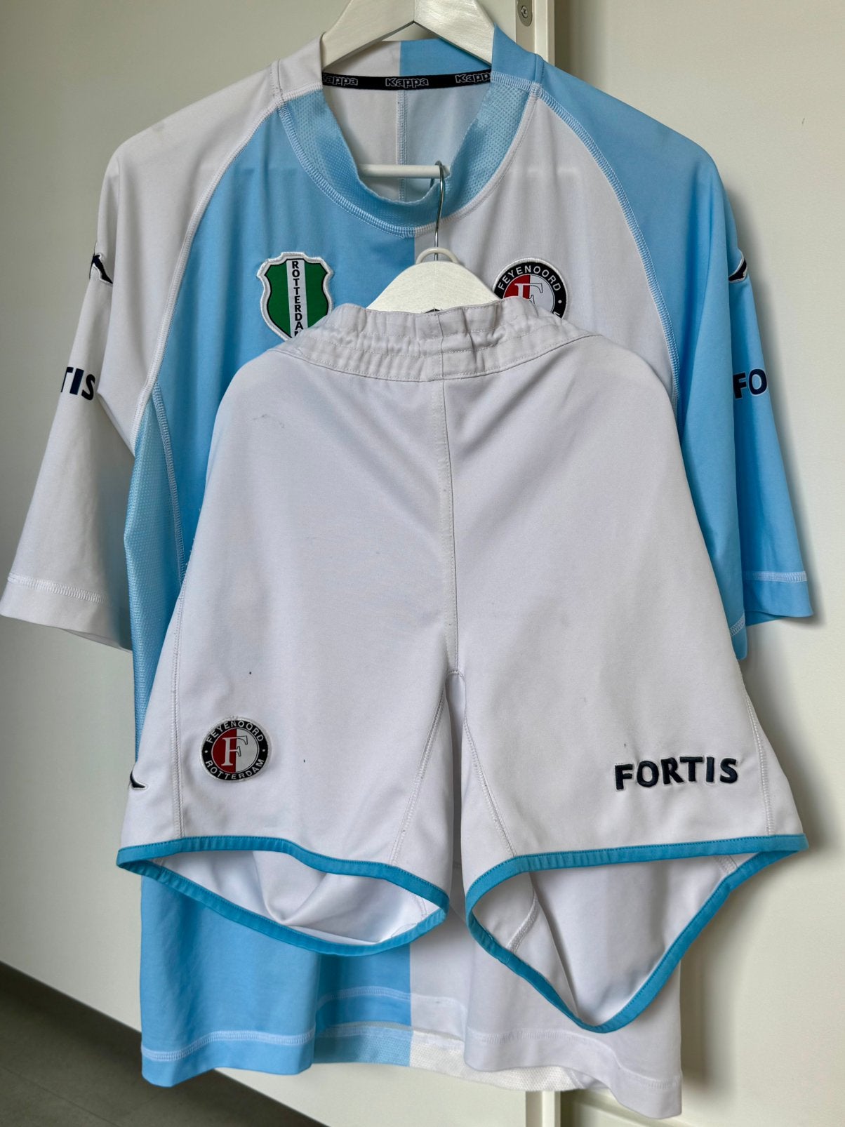 Feyenoord Rotterdam 2004 / 2005 voetbal shirt XXL + broek XL, Maat XL, Ophalen of Verzenden, Zo goed als nieuw, Shirt