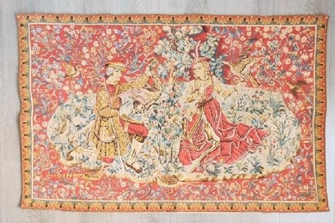 Wand Tapijt/ Kleed Lyon ( Tapisseries Du Lion), Ophalen of Verzenden