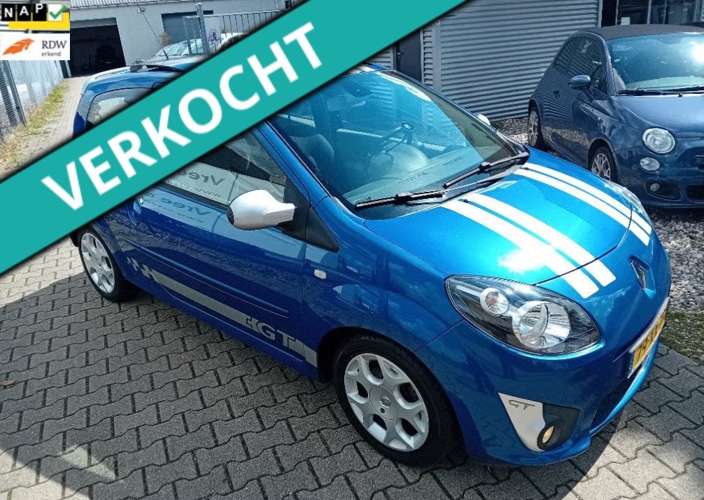Renault Twingo GT 1.2 TURBO 100PK!! 2008 PANO!, Voorwielaandrijving, Zwart, 4 cilinders, 100 pk