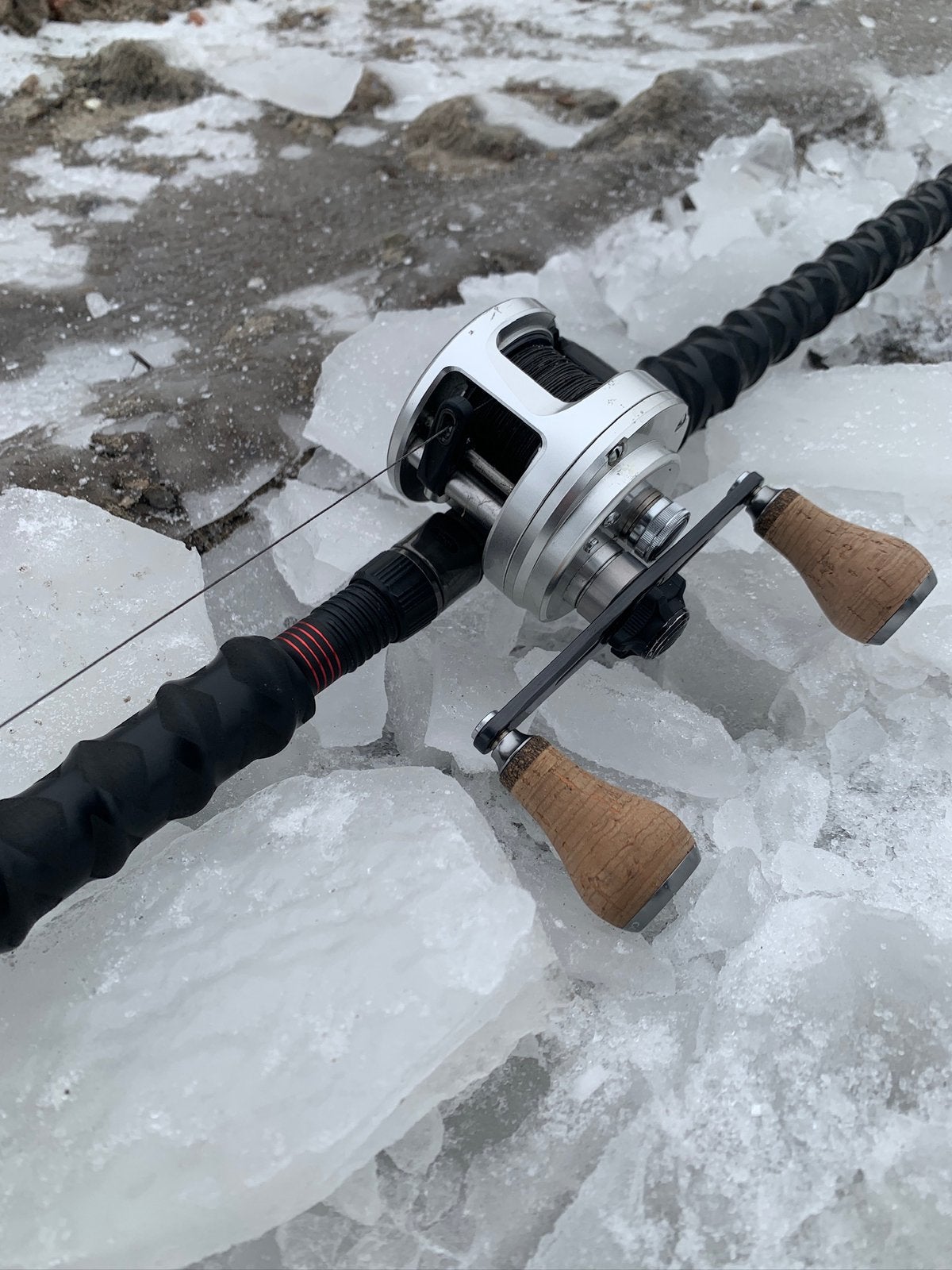 Bigbait snoek setup, Ophalen, Zo goed als nieuw, Werphengel
