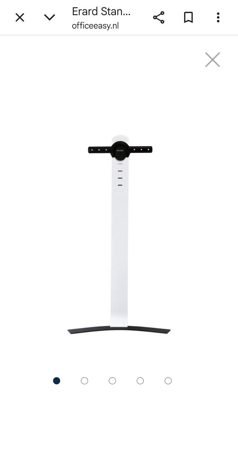 Erard Standit 400 TV-standaard 30-65 inch, wit, Ophalen