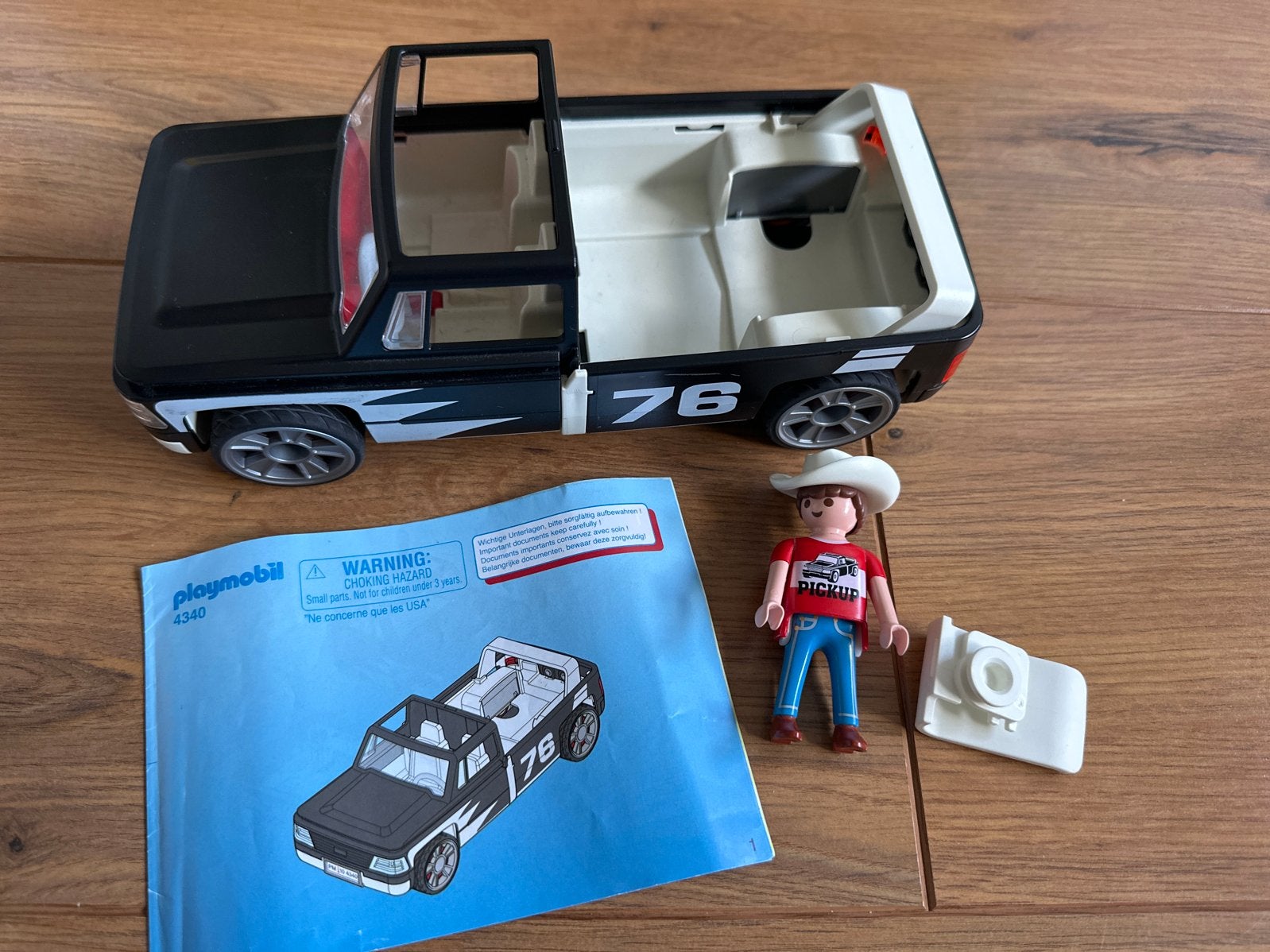 Playmobil 4340 mee neem Pick-up Truck met Handleiding, Ophalen of Verzenden, Gebruikt