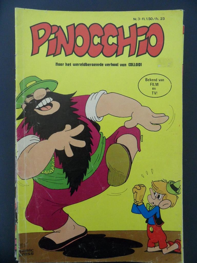 Pinocchio. Nr 3, Boeken, Stripboeken, Eén stripboek, Ophalen of Verzenden, Gelezen