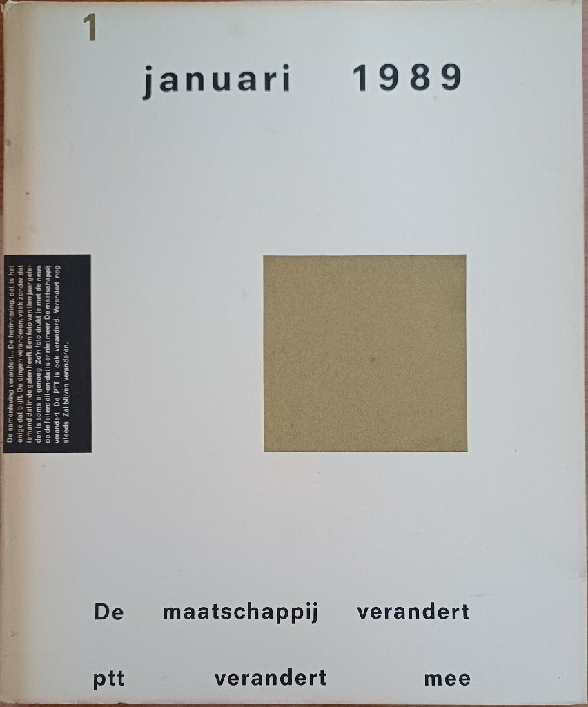 KORTING! De maatschappij verandert, PTT verandert mee, Boeken, Ophalen of Verzenden, 20e eeuw of later, Zo goed als nieuw