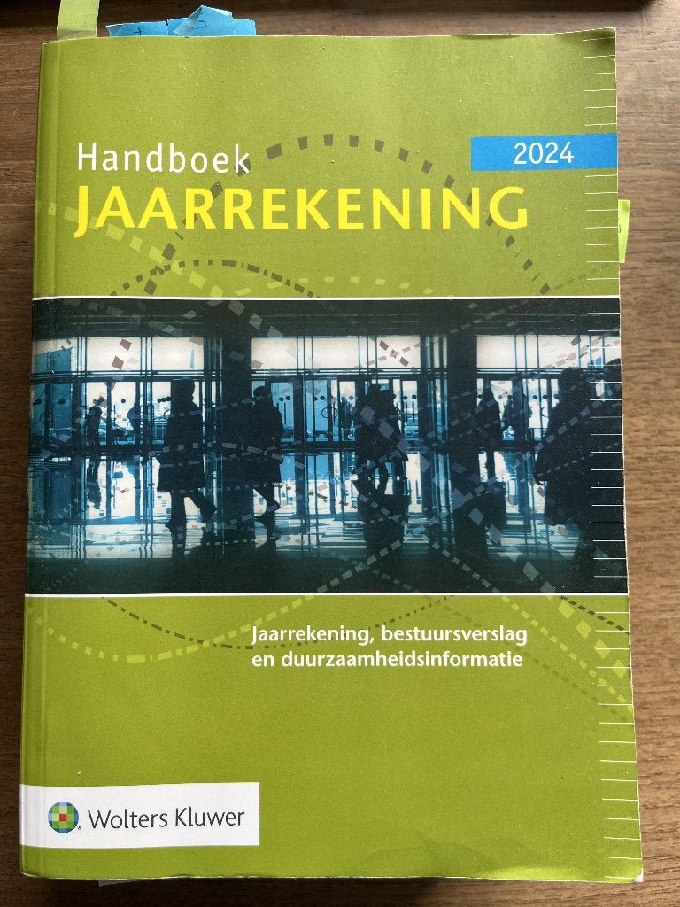 Handboek Jaarrekening 2024 Ernst & Young, WO, Wolters Kluwer, Gamma, Ophalen