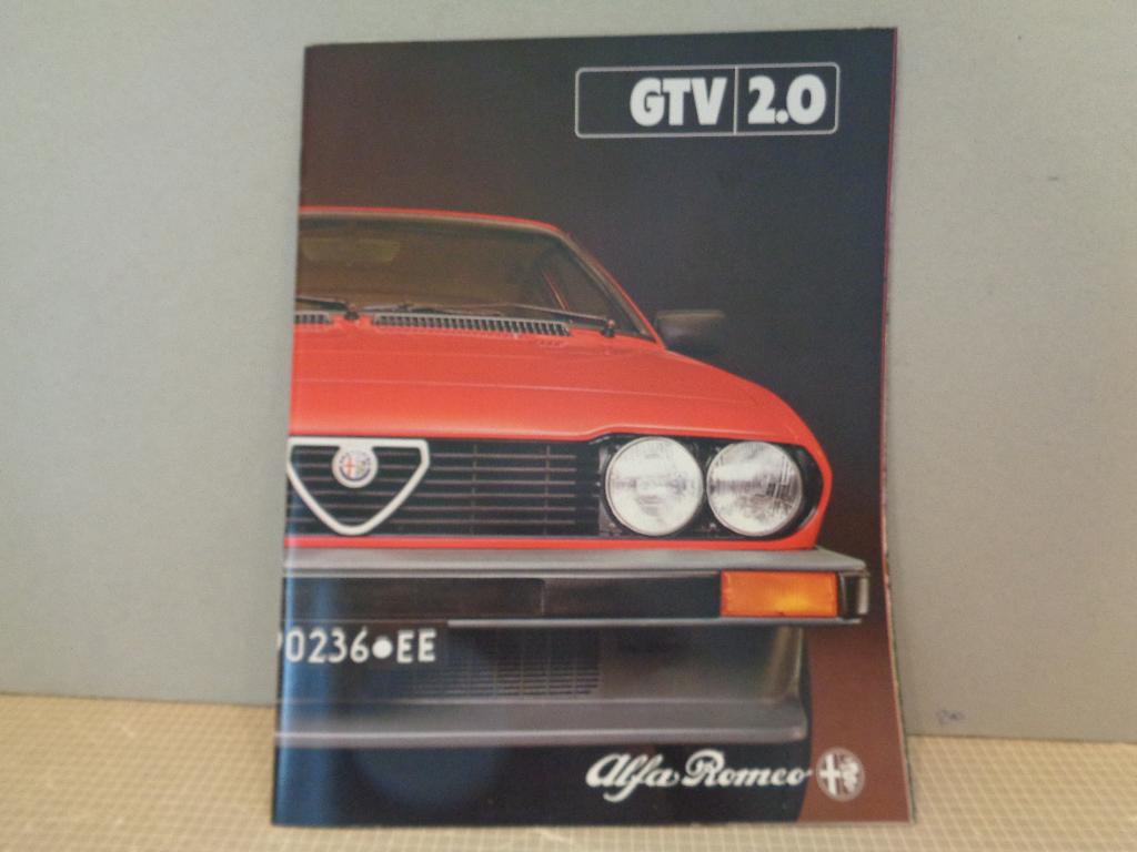 alfa gtv folder, Ophalen of Verzenden, Zo goed als nieuw, Overige merken