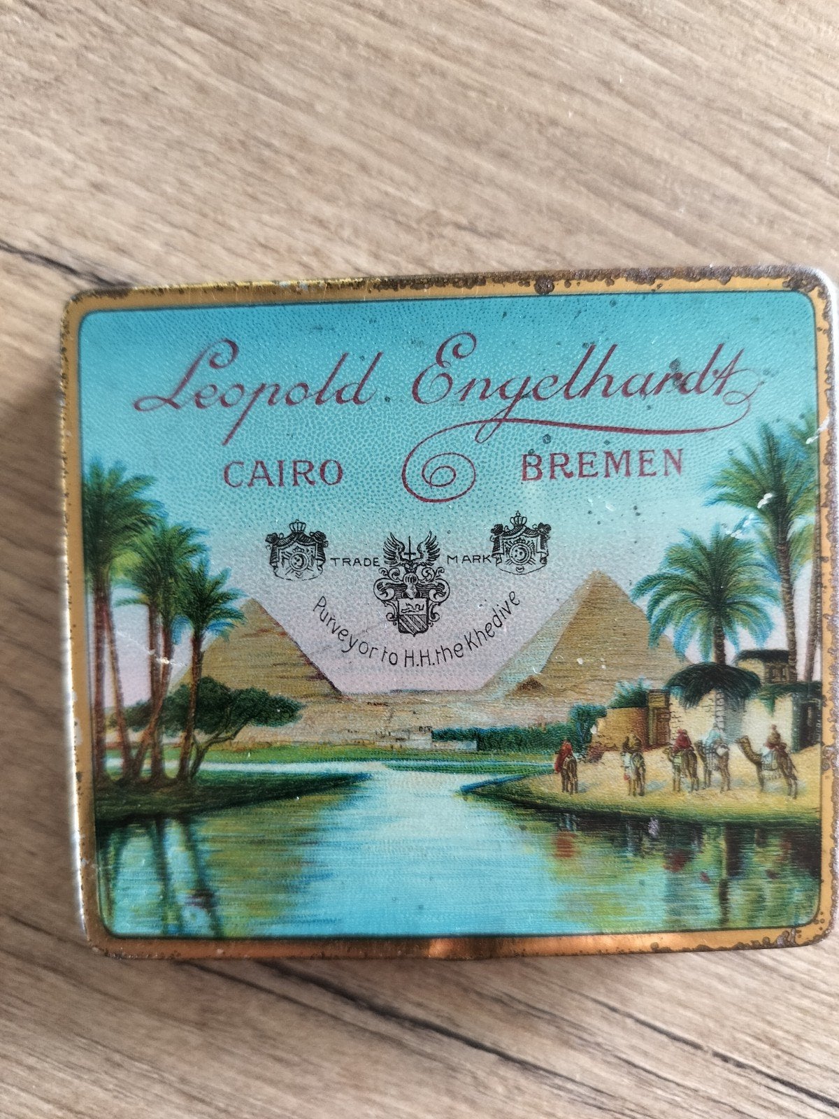 Leopold Engelhardt sigaretten blikje, Verzamelen, Blikken, Ophalen of Verzenden, Overige
