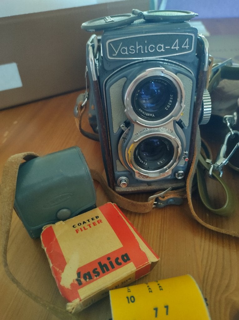 Camera Set: Rollei 35 + Yashica-44 TLR + Kodak Retina IIC, Ophalen, Gebruikt, Compact, Overige Merken