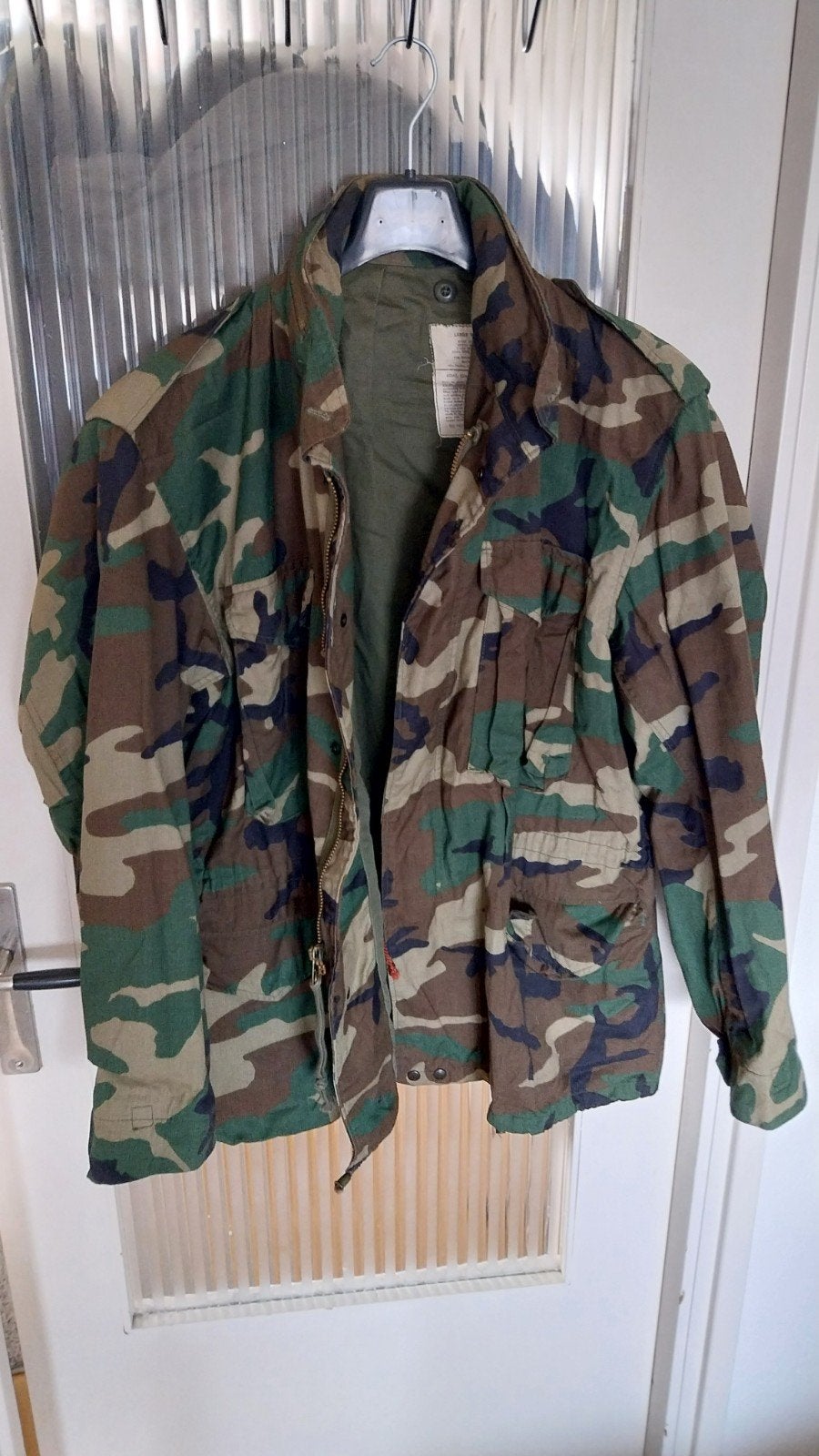 Woodland camouflage jas, Verzenden, Landmacht, Nederland, Kleding of Schoenen