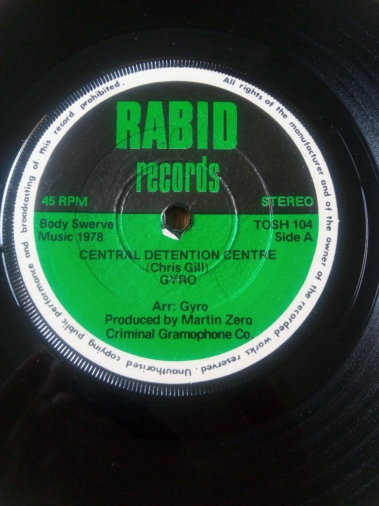 original single- gyro -central detention centre *1978*, 7 inch, Ophalen of Verzenden, Zo goed als nieuw, Overige typen