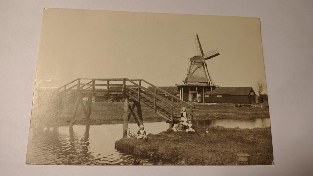 Koog aan de Zaan DE EENDRACHT Houtzaagmolen (bovenkruier), Verzamelen, Ophalen of Verzenden, Noord-Holland