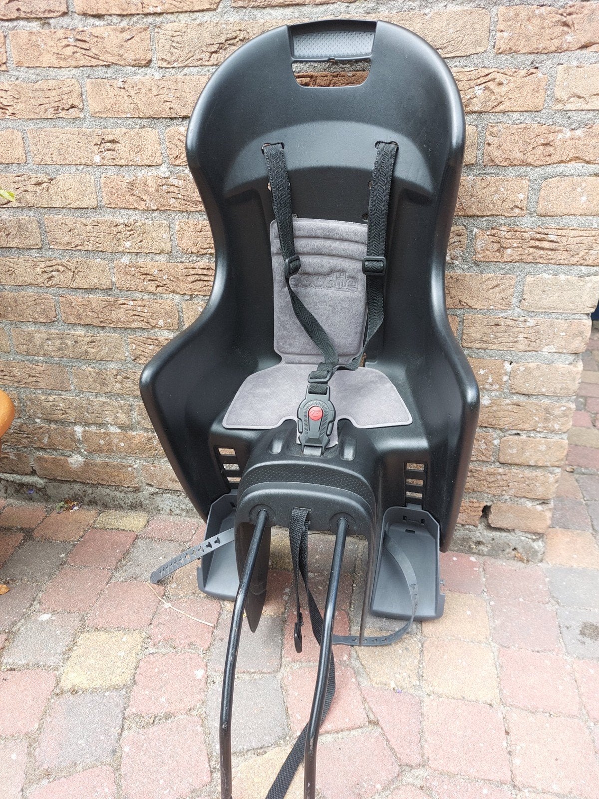 Polisport Boodie Achterzitje - Zwart, Fietsen en Brommers, Ophalen, Achterzitje, 0 t/m 18 kg, Polisport