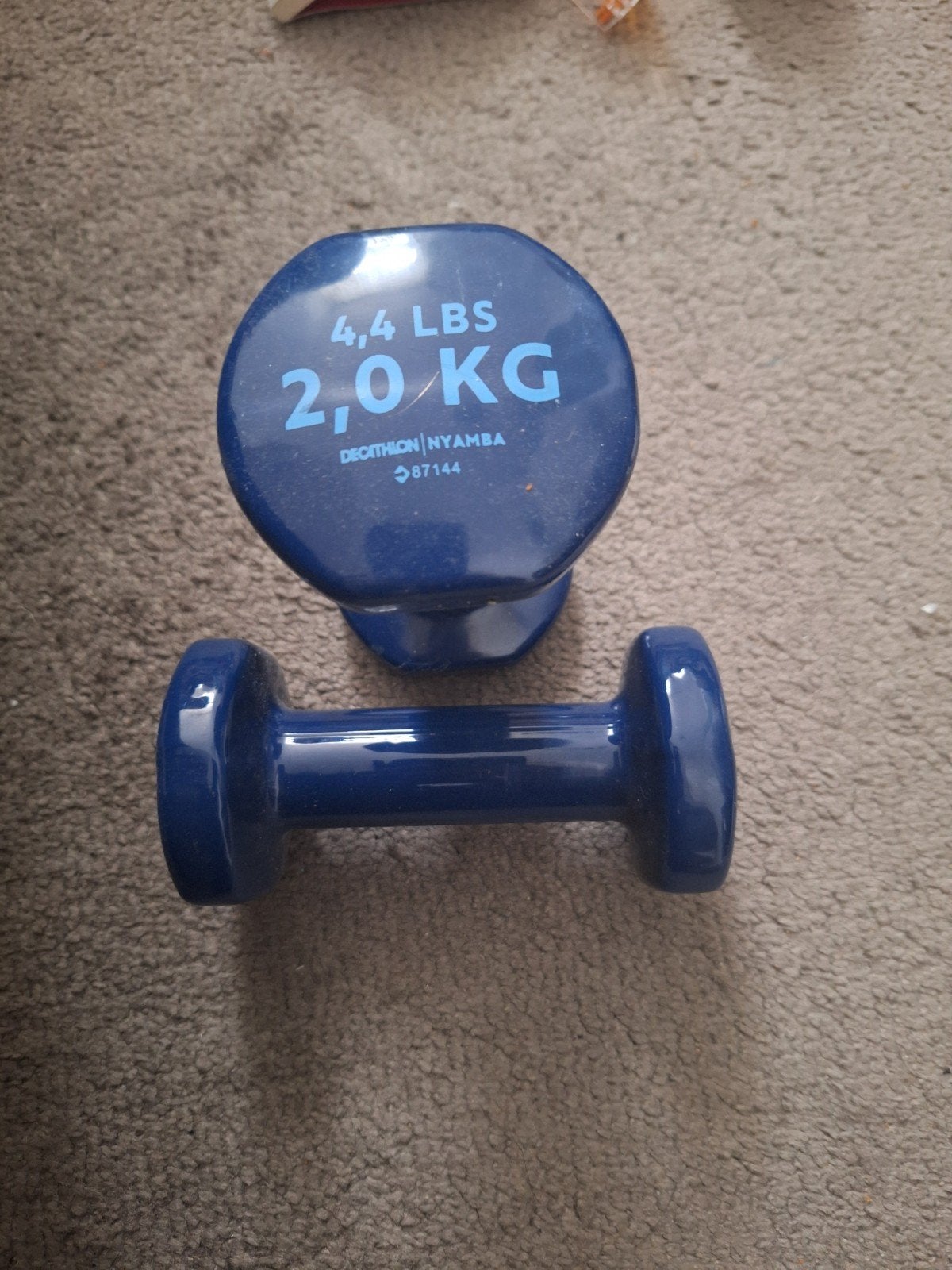 Decathlon Nyamba Dumbbell 2kg, Ophalen, Zo goed als nieuw, Rug, Dumbbell