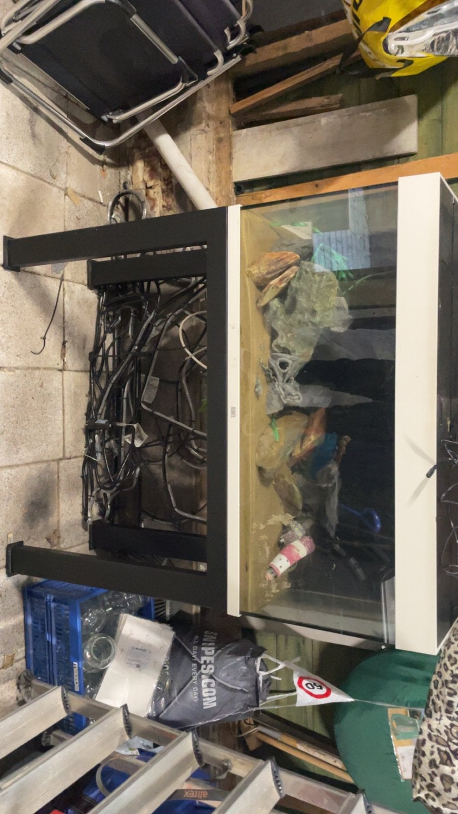 Juwel aquarium 100x40x40, Ophalen, Inclusief deksel, Zo goed als nieuw, Leeg aquarium