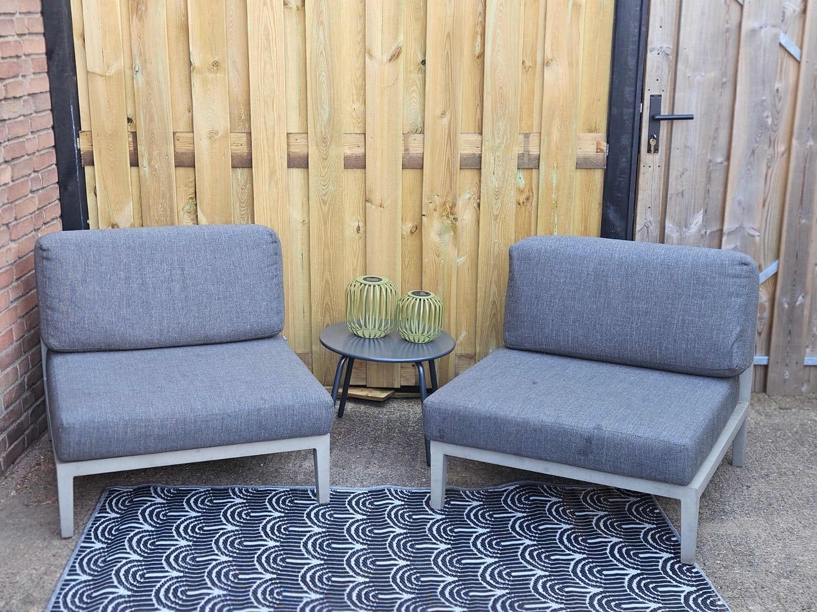 Intratuin lounge stoelen (2 stuks) - hoezen wasbaar, Ophalen