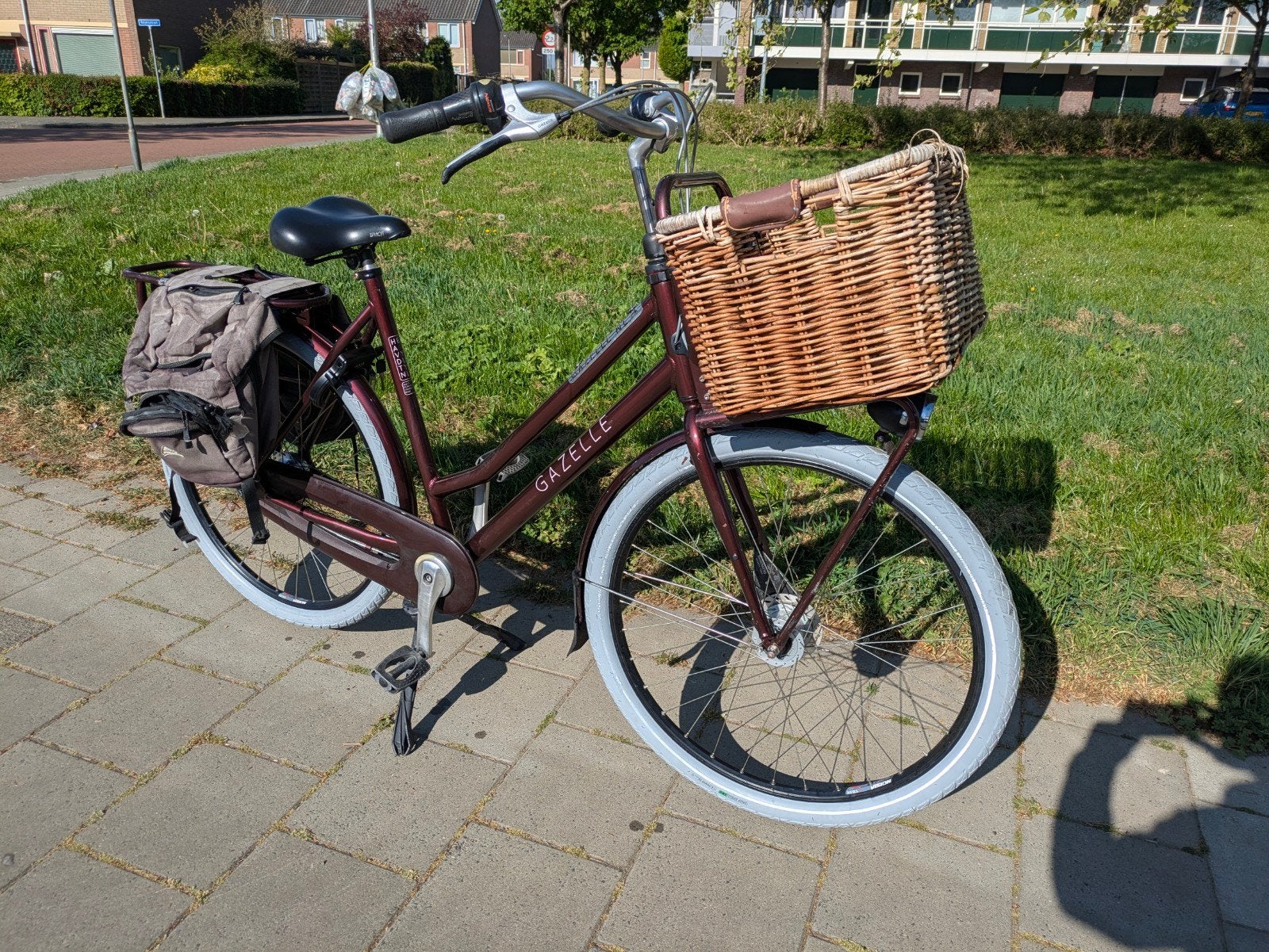 Zeer nette Gazelle Heavy Duty 7 versnelling + nieuwe banden, Ophalen, Versnellingen, 56 cm of meer, Zo goed als nieuw