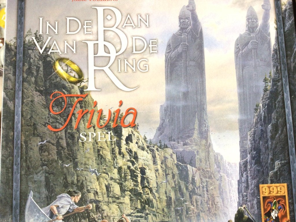in de ban de ring trivia spel, Drie of vier spelers, Ophalen of Verzenden, Zo goed als nieuw