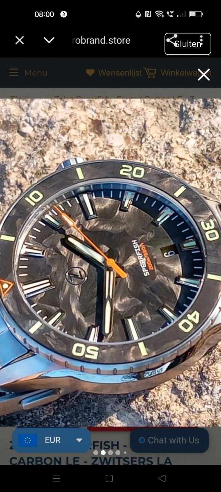 Zelos Swiss limited edition.., Ophalen of Verzenden, Zo goed als nieuw, Staal, Overige merken