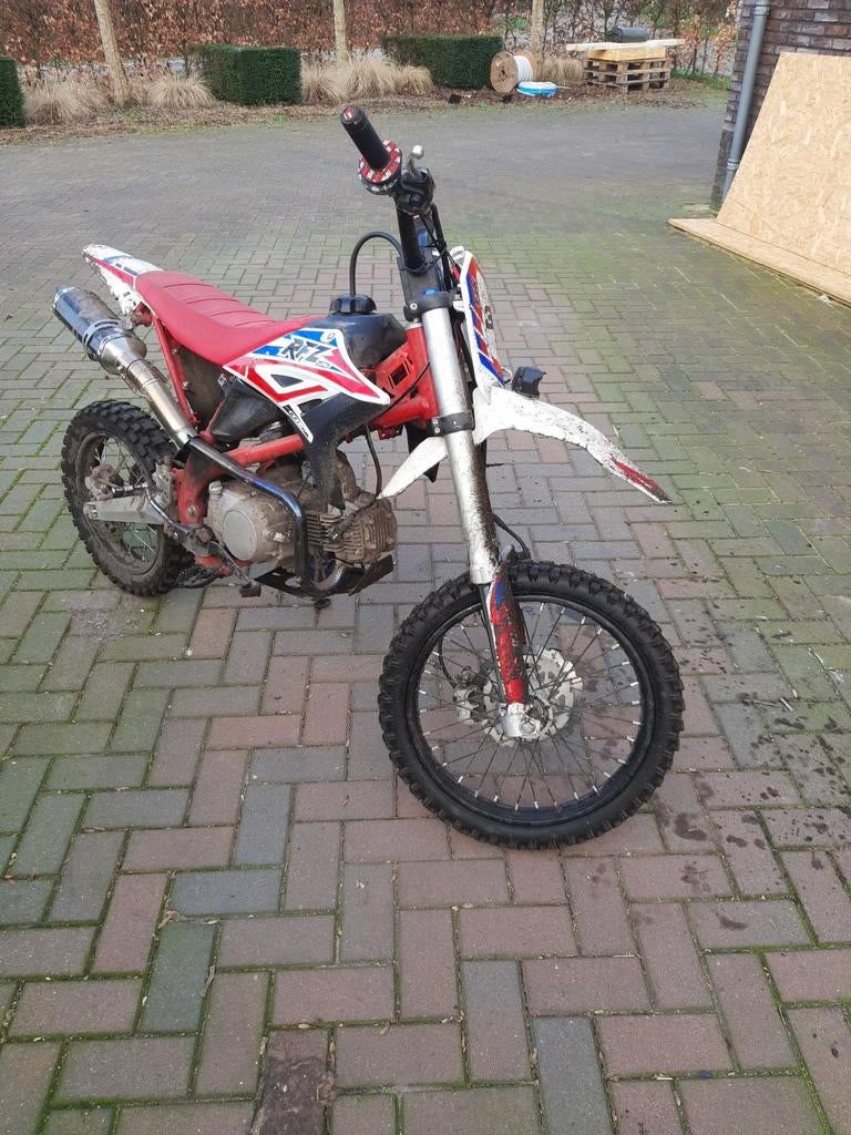 Opknapper 125cc schakel crosmotor, Ophalen, Apollo, Gebruikt, 125 cc