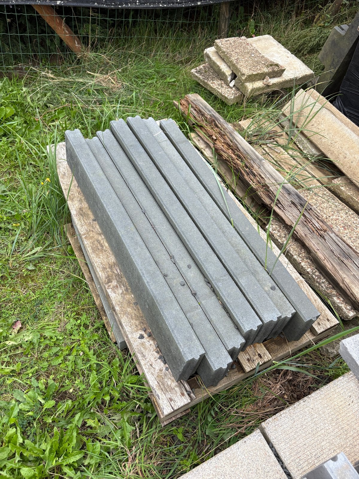 Opsluitbanden 6x15x100 B-keus - Grijs, Overige materialen, Overige typen, Ophalen of Verzenden, Zo goed als nieuw