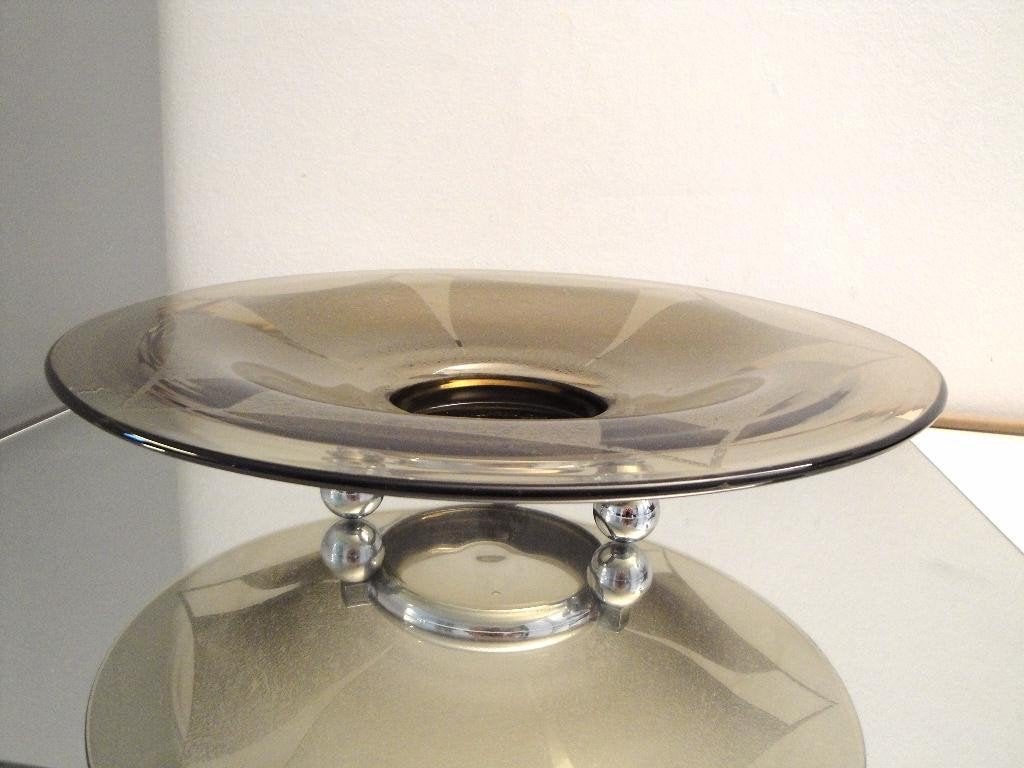 art deco glazen schaal, Antiek en Kunst, Ophalen of Verzenden
