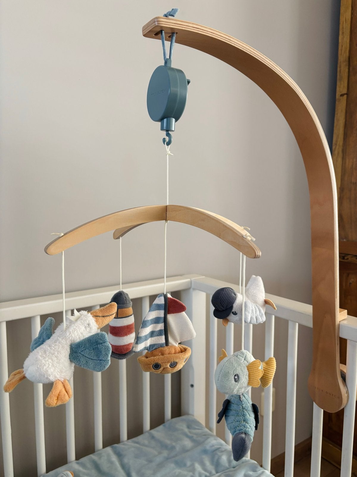 Little Dutch Muziekmobiel Sailors Bay, Kinderen en Baby's, Ophalen, Zo goed als nieuw, Mobiel, Met geluid