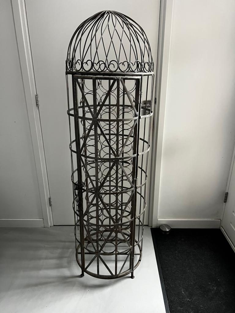 Wijnrek, Ophalen, Metaal, Minder dan 50 cm, 25 flessen of meer