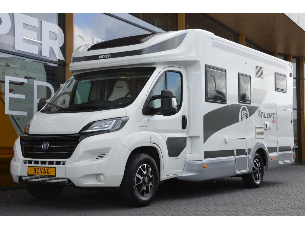 Elnagh T-Loft 450 Dwarsbed en hefbed, Overige merken, Standaard zit, 6 tot 7 meter, Bedrijf