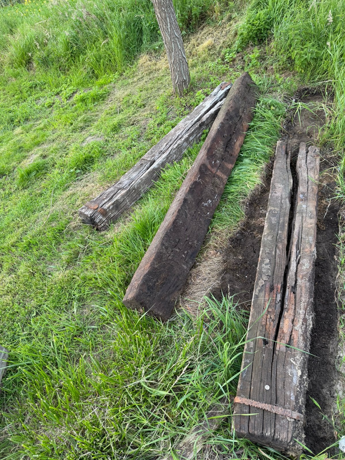 Bielzen hout spoorbielzen, Tuin en Terras, Bielzen en Borders, Ophalen, Gebruikt, Hout, Biels