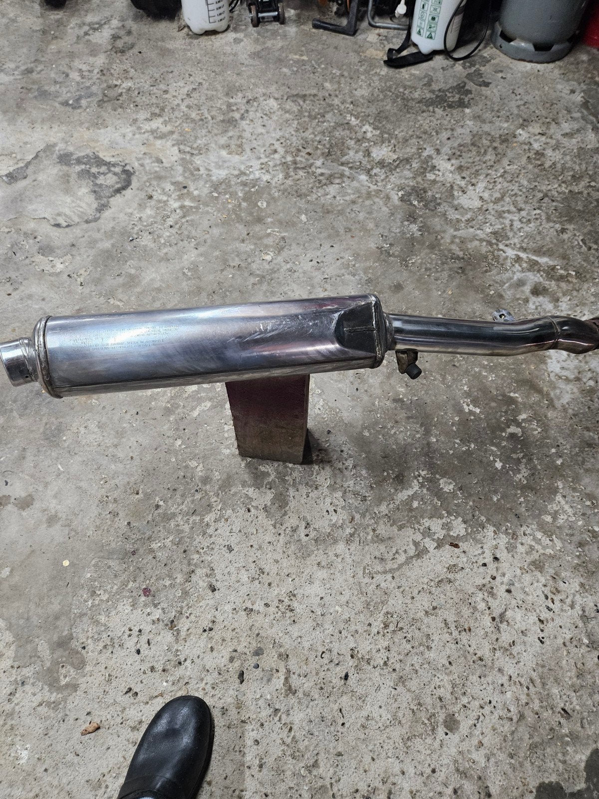 Mooie achterdemper in goede staat, Motoren, Ophalen, Gebruikt