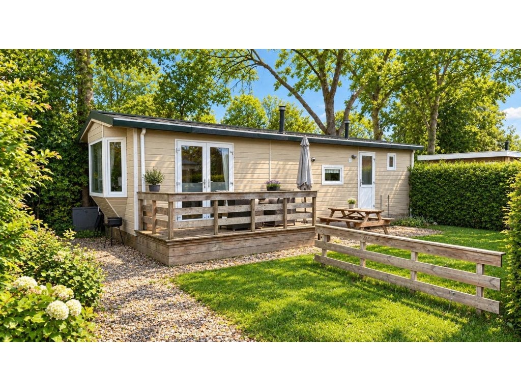Chalet met eigen grond te koop in Tzummarum, Friesland!R#52R, Tot en met 4