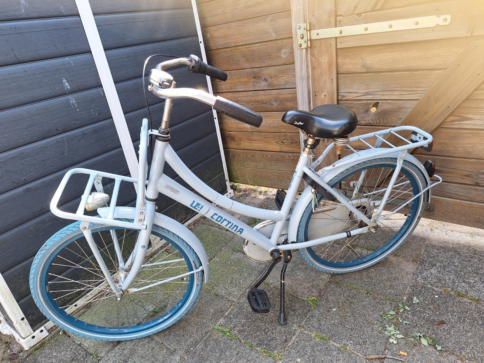 Cortina u4 transport 24 inch blauwe meisjesfiets, Ophalen, Terugtraprem, Versnellingen, Cortina