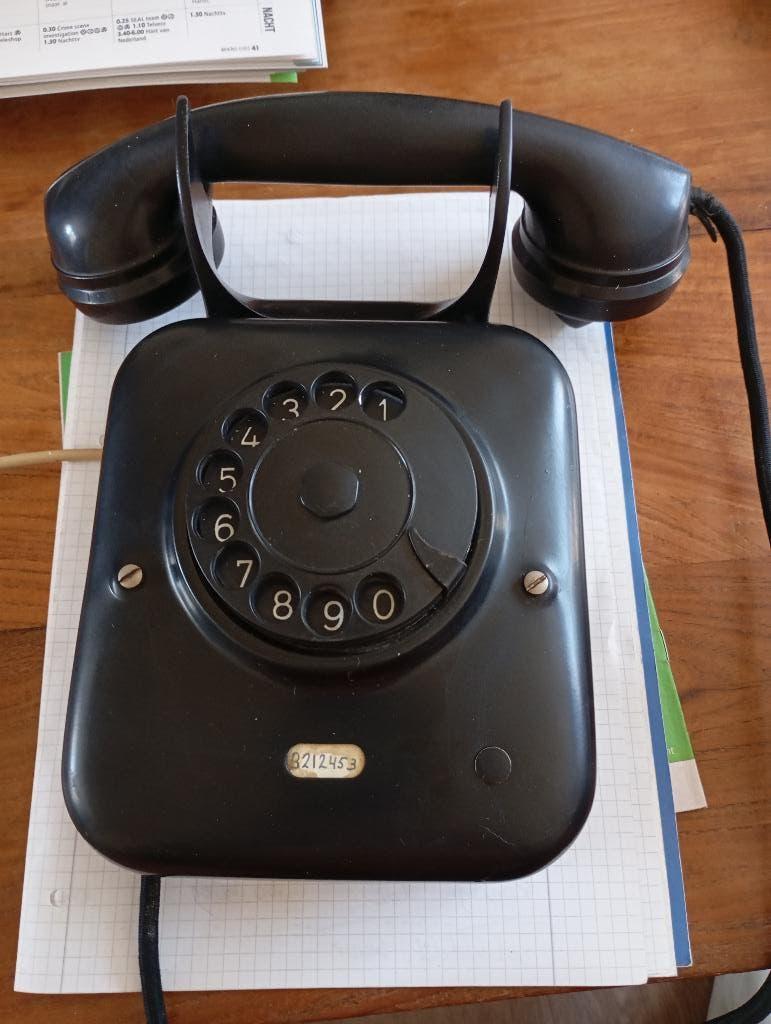 Ptt bakeliet muur telefoon, Verzamelen, Retro, Huis en Inrichting, Ophalen of Verzenden