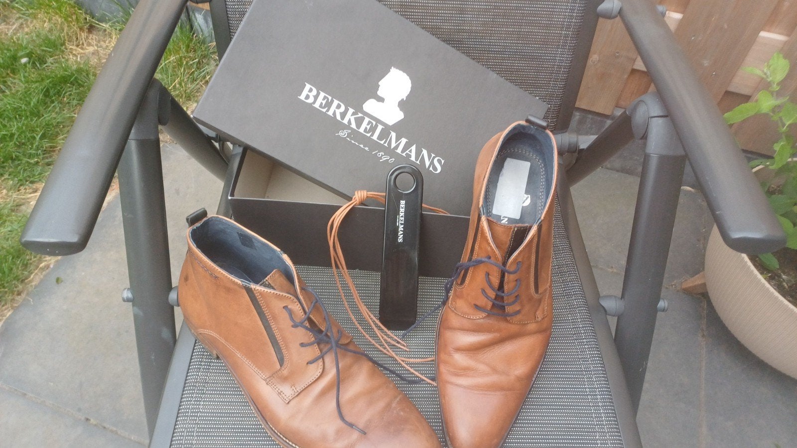 Berkelmans herenschoenen maat 46 - Zo goed als nieuw, Berkelmans, Bruin, Ophalen of Verzenden, Zo goed als nieuw