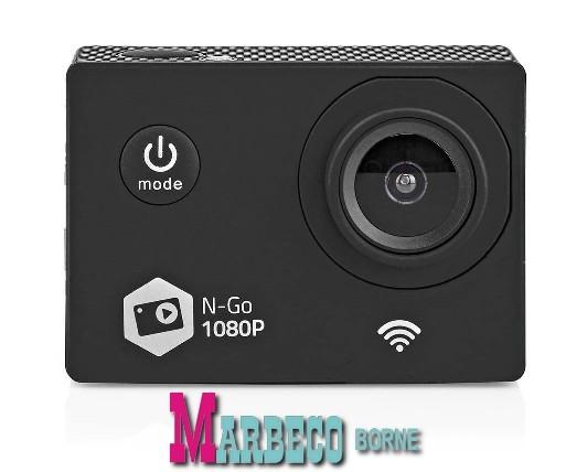 Action Cam, Full HD 12MP Actie camera, Wi-Fi, waterdicht, Overige merken, Nedis, Nieuw, Info@marbeco.nl