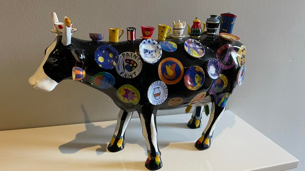 Cow Parade "The Moo Potter" XL - Meridith McCord, Ophalen of Verzenden