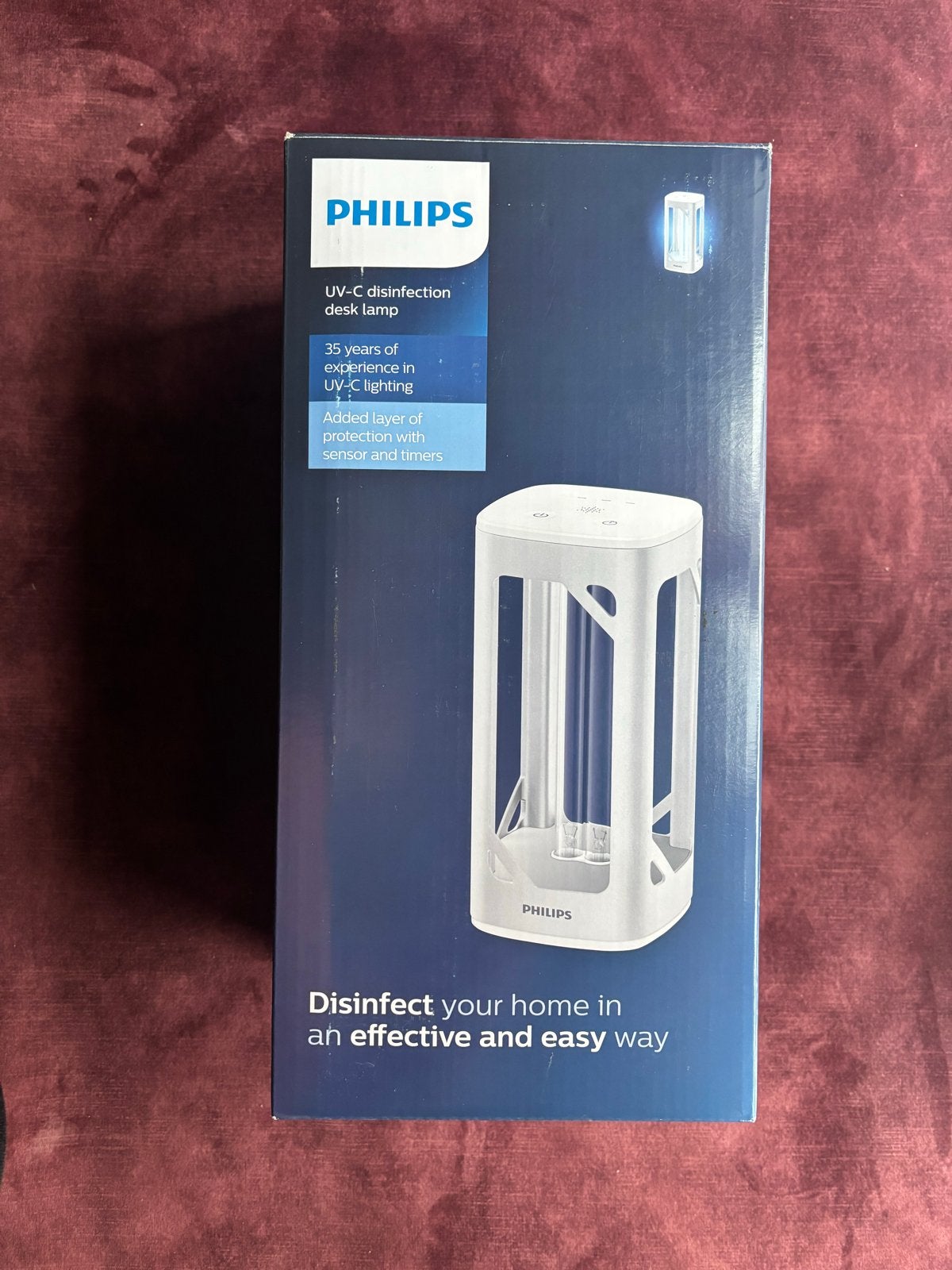 Philips UV-C Desinfectie Bureaulamp - Nieuw in doos, Kunststof, Philips, Nieuw, Ophalen of Verzenden